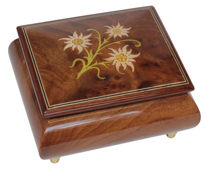 Nr.40E24 Intarsien Edelweiss Ulme